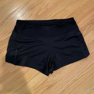 Black lululemon shorts size 6